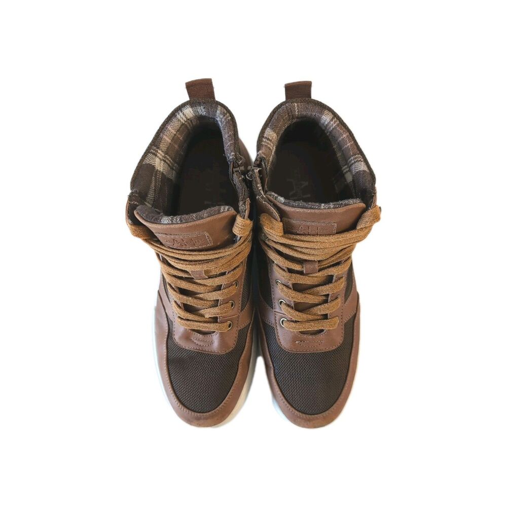Men's Ashford Hayes Chestnut Brown Boots, Size 10, With Flannel Lining - Picture 7 of 9